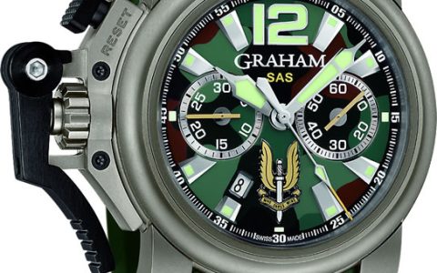 格雷厄姆Graham计时战斗机超大钛SAS手表
