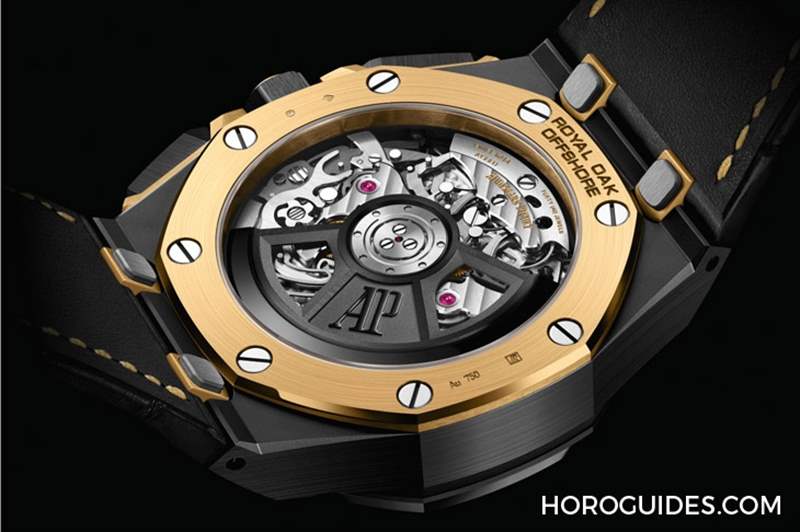 AUDEMARS PIGUET - 爱彼皇家橡树离岸型自动上链计时码表首见黑陶瓷链带款、祭出黄金结合黑陶瓷的对比美