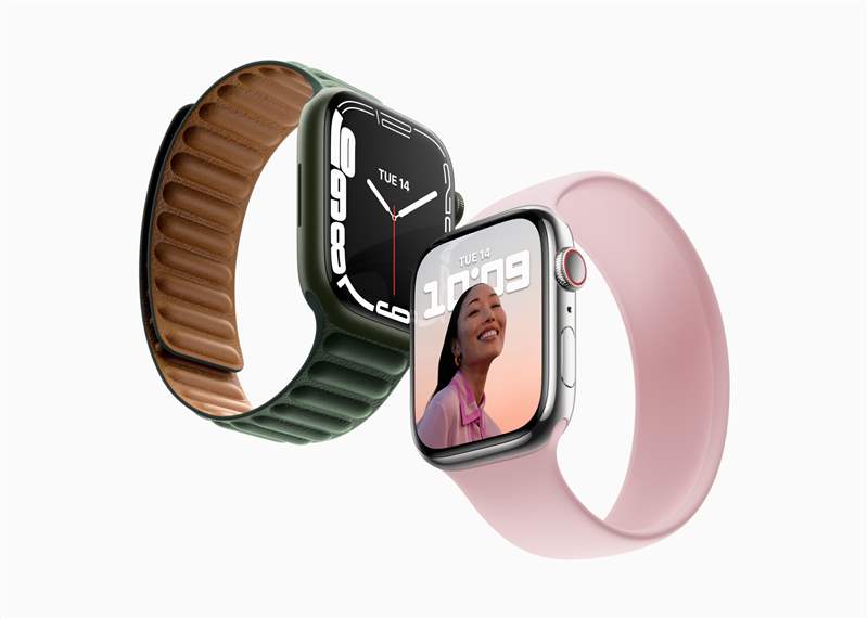 介绍Apple Watch Series 7：更大的屏幕，更难破解