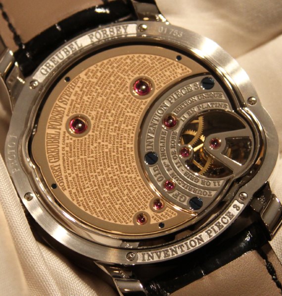 格鲁贝尔·福西(Greubel Forsey)Invention Piece 3手表