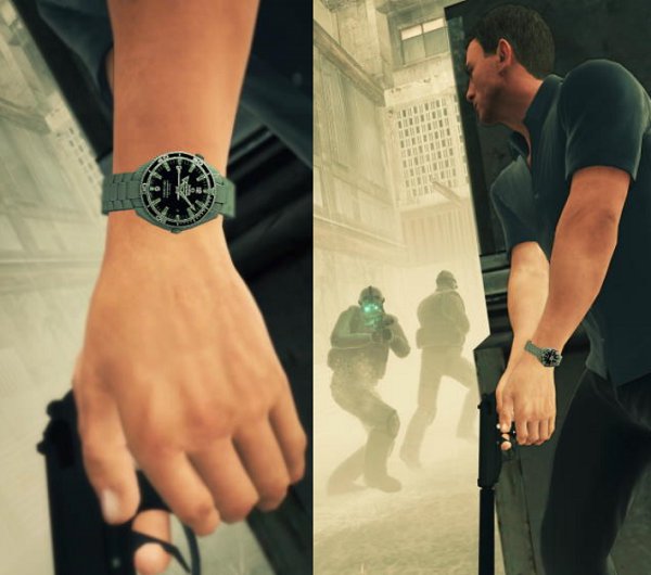 欧米茄詹姆斯邦德007：血石视频游戏中戴着欧米茄手表