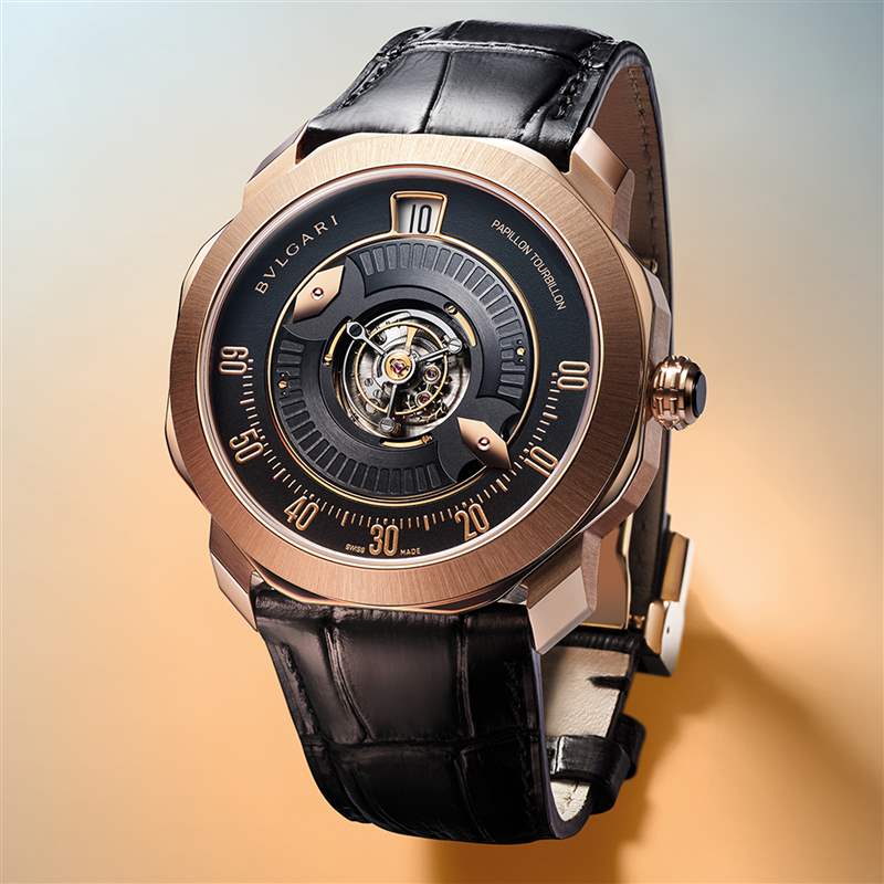 隆重推出宝格丽Octo Roma Central Tourbillon Papillon