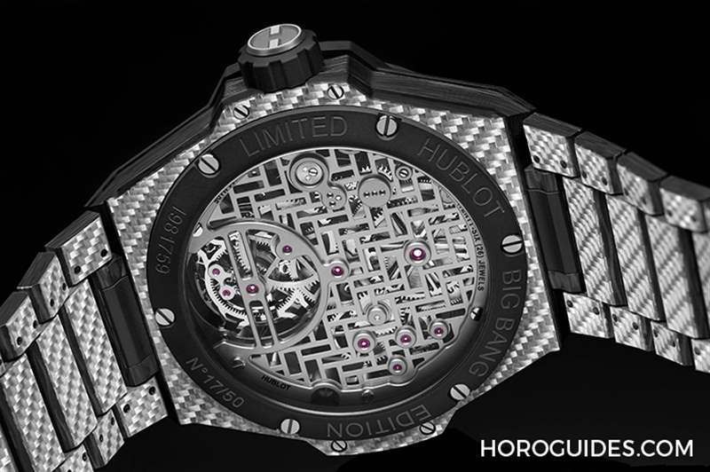 HUBLOT - HUBLOT BIG BANG陀飞轮全碳纤维链带腕表材质大师的轻量化杰作