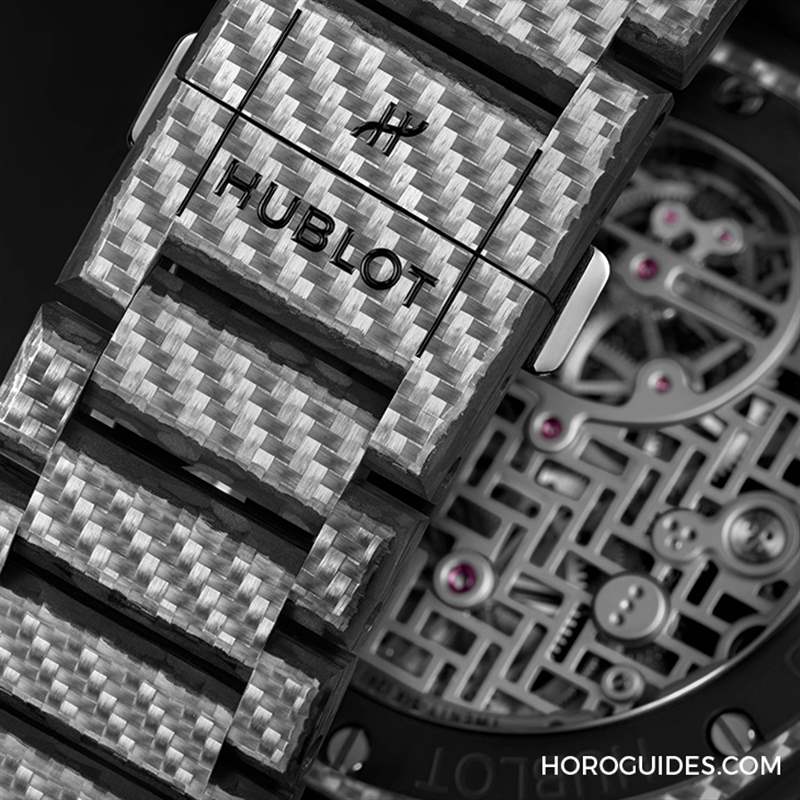 HUBLOT - HUBLOT BIG BANG陀飞轮全碳纤维链带腕表材质大师的轻量化杰作