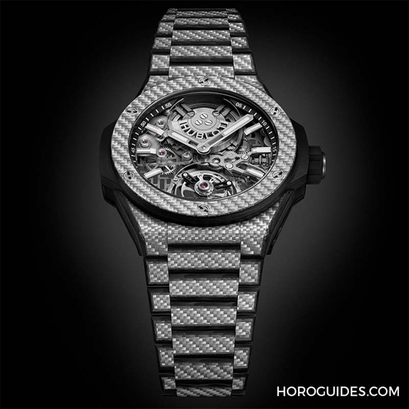 HUBLOT - HUBLOT BIG BANG陀飞轮全碳纤维链带腕表材质大师的轻量化杰作