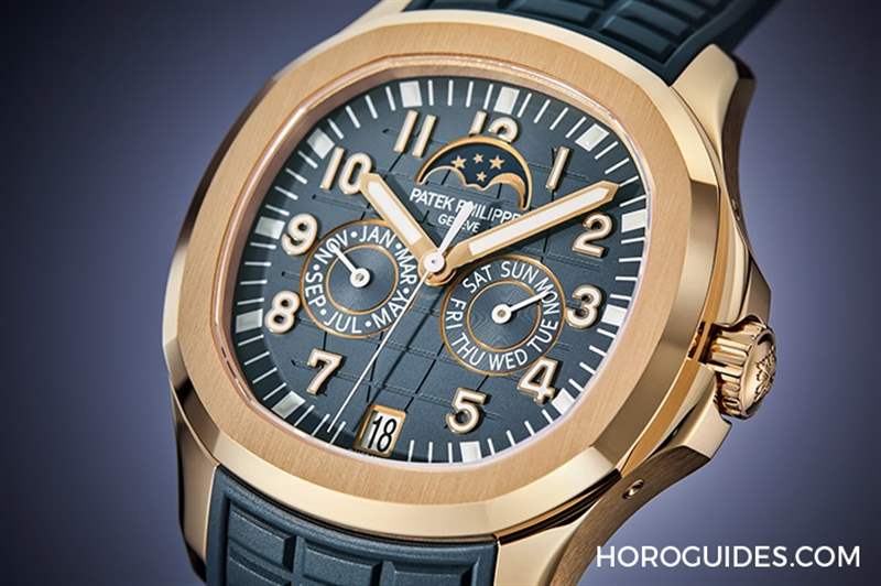 PATEK PHILIPPE - 百达翡丽Aquanaut第一款年历表：Aquanaut Luce 5261R-001搭配蓝灰色表盘