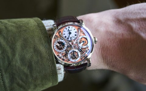 三文鱼表盘MB&F Legacy Machine万年历