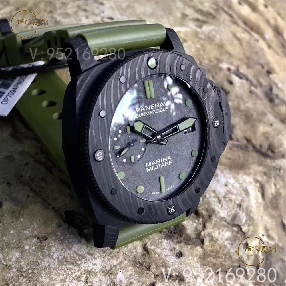 VS厂(SBF厂)沛纳海961军绿风格碳纤维腕表做工怎么样