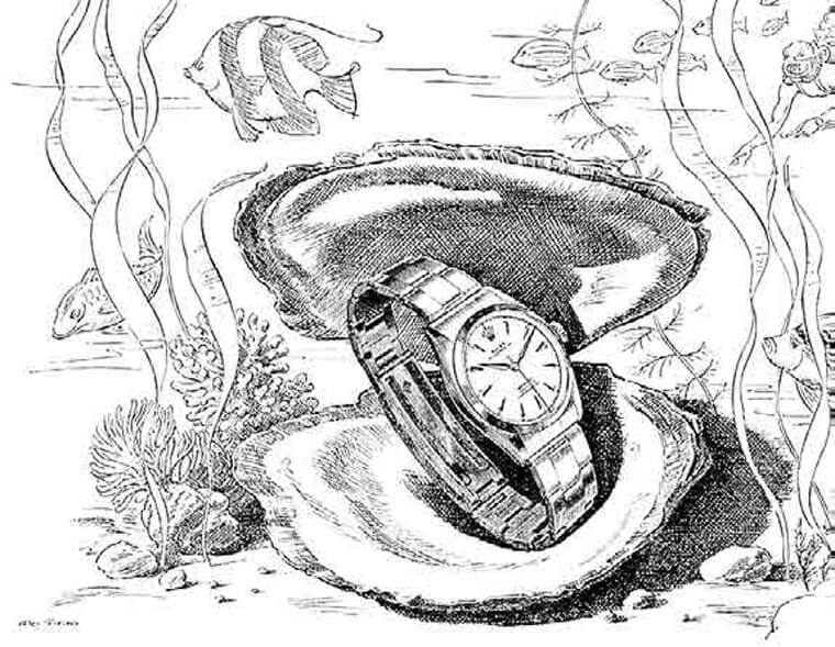 劳力士早期独步表坛制造出蚝式防水手表的关键是？