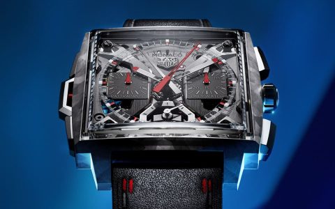 泰格豪雅Monaco双追针搭载「品牌最轻自动计时机芯」