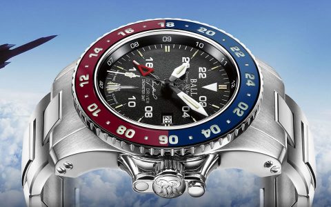 BALL WATCH AeroGMT Sled Driver蕴含夜光三地时间强大机能向美军传奇飞行员致敬