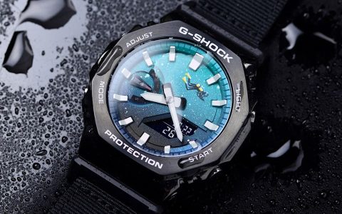 「手绘潜水员漂浮深海」这支G-SHOCK农家橡树很不一样