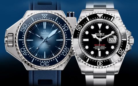 「千米潜水表双霸王」欧米茄海马Ploprof与劳力士Sea-Dweller比较