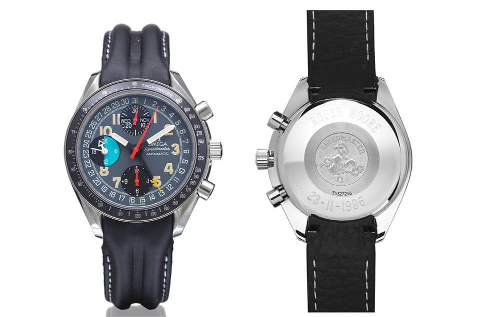 三代007庞德罗杰摩尔私人收藏拍卖包含几款最有名的欧米茄手表