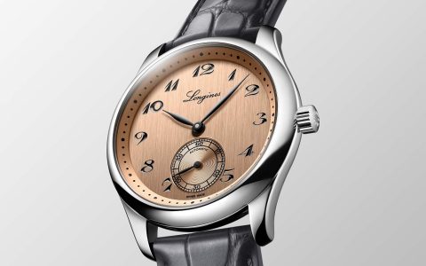 『新表』浪琴推出Master Small Seconds小秒针腕表：凹雕时标