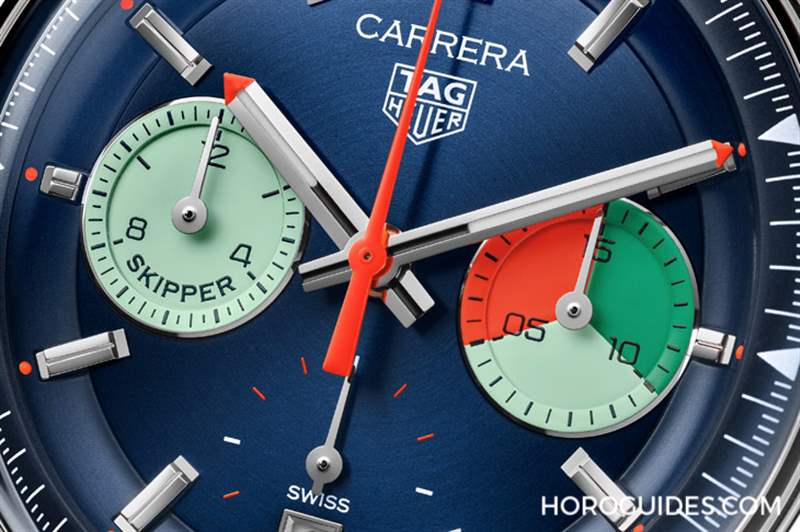 TAG HEUER - 再次启航！ 以1968年Skipper原型表为灵感｜Tag Heuer Carrera Skipper帆船计时腕表