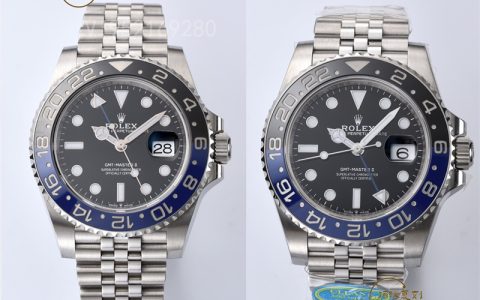 Clean厂C厂国米圈对比评测,C厂劳力士蓝黑圈和正品对比差距大吗