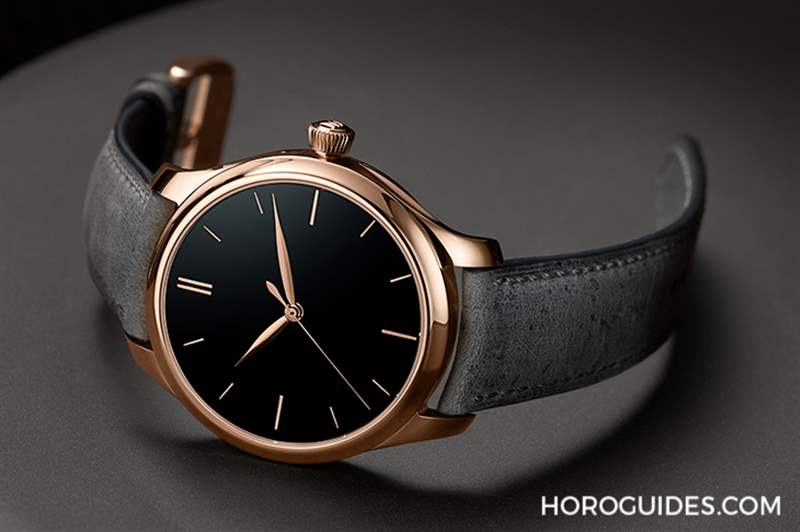 H. MOSER & CIE - 夺目红金与世上最黑材质Vantablack的极致对比｜亨利慕时勇创者系列Vantablack®概念表新作