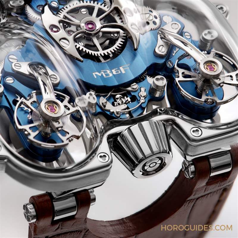 MB&F - 最美机芯双色齐发｜MB&F HM9 Sapphire Vision