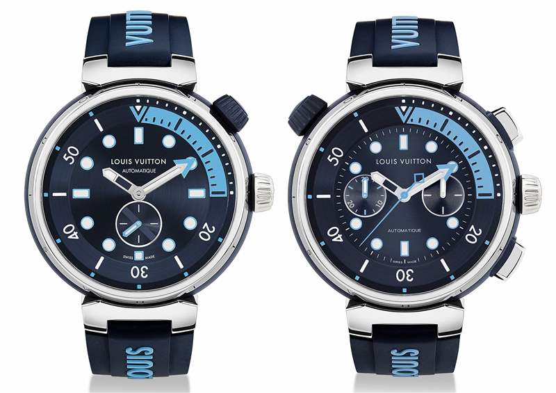 Louis Vuitton推出Tambour Street Diver Chronograph潜水计时码表