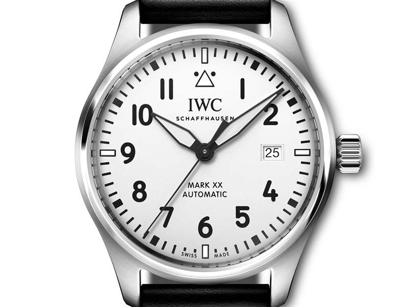 IWC万国推出Pilot’s Watch Mark XX White Dial白色表盘腕表：75周年纪念