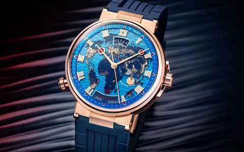 宝玑Breguet推出Marine Hora Mundi 5555世界时腕表：夜幕光辉