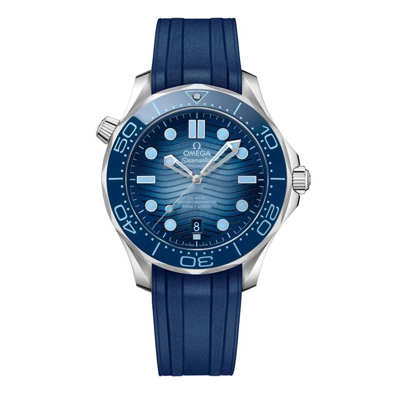 『新表』欧米茄推出8枚Seamaster 75th Anniversary Summer Blue海马系列75周年腕表：蓝色的变幻