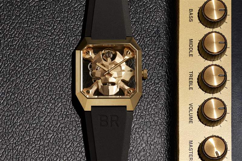 Bell & Ross推出BR 01 Cyber Skull Bronze青铜表壳骷髅腕表