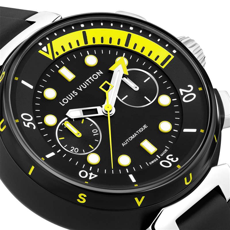 Louis Vuitton推出Tambour Street Diver Chronograph潜水计时码表