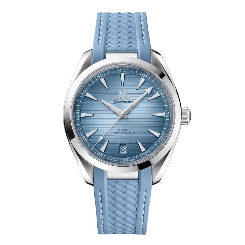 『新表』欧米茄推出8枚Seamaster 75th Anniversary Summer Blue海马系列75周年腕表：蓝色的变幻