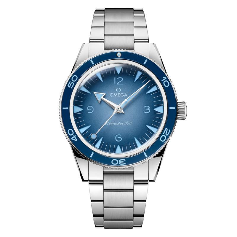 『新表』欧米茄推出8枚Seamaster 75th Anniversary Summer Blue海马系列75周年腕表：蓝色的变幻