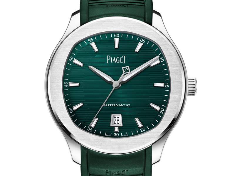 Piaget推出深翠绿色表盘Polo Field大三针日历腕表