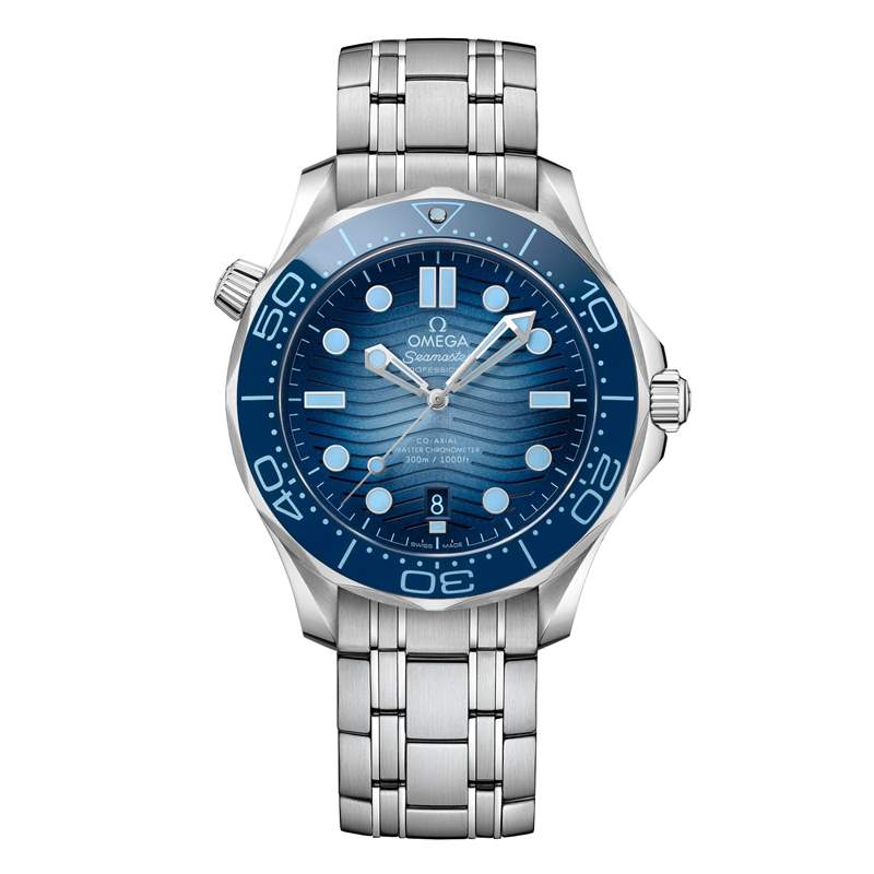 『新表』欧米茄推出8枚Seamaster 75th Anniversary Summer Blue海马系列75周年腕表：蓝色的变幻