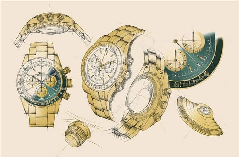 国外有人将自己的绿金迪送去瑞士改装表大厂进行改造，他希望手表可以改良绿色调，呈现优雅气质，并带有更强烈的古董表风格。 （IG@artisansdegeneve）