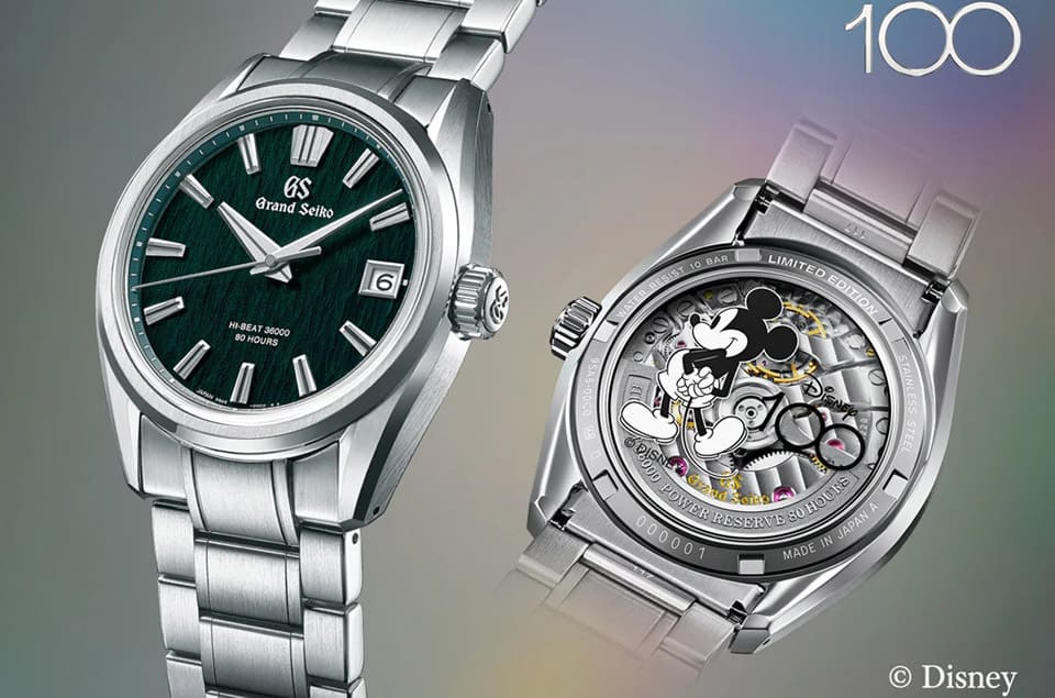 GRAND SEIKO推出迪士尼100周年纪念表限量数、发售方式、价格总整理