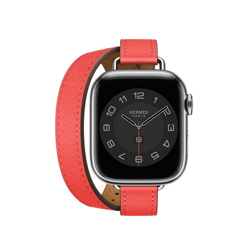 Hermès推出Apple Watch表带新作：马术链条元素，镂孔H图案