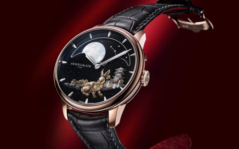 Arnold & Son推出Perpetual Moon Year of the Rabbit兔年主题月相腕表
