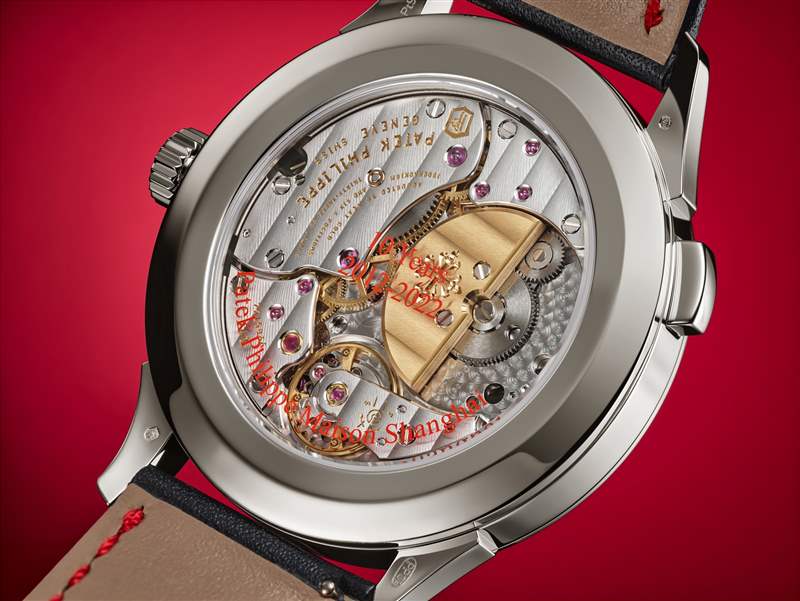 百达翡丽推出Ref. 5230P-010限量版铂金表壳世界时腕表：上海源邸开幕10周年