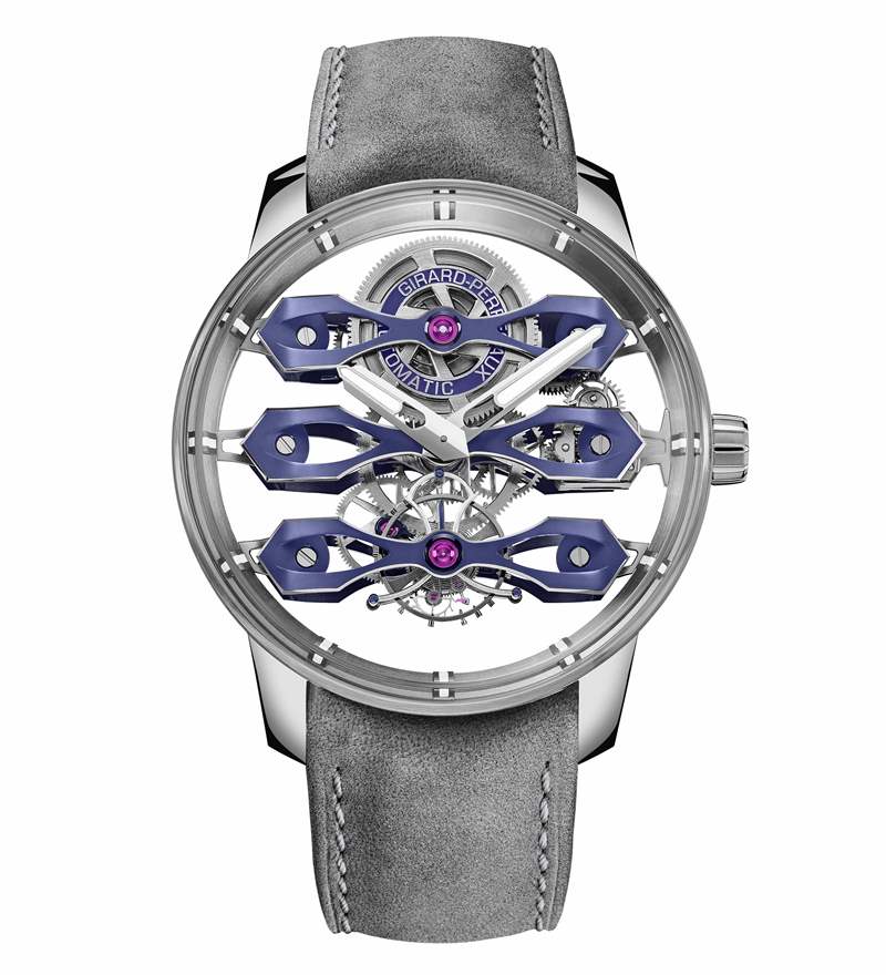 Bucherer推出3枚Bucherer Blue时计新作：Girard-Perregaux、H. Moser & Cie.和L’Epée合作版