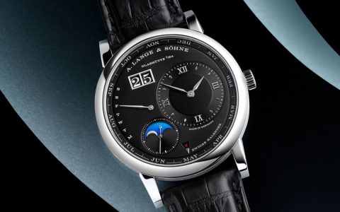 朗格Lange 1万年历新添铂金黑面款式
