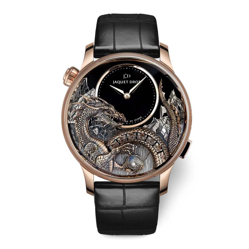 Jaquet Droz推出Dragon Automaton《指环王》巨龙主题腕表：手工金雕与机巧结构