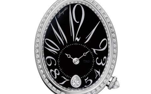 宝玑推出Reine De Naples 8918腕表新作：黑色大明火珐琅表盘