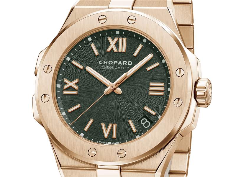 Chopard推出Alpine Eagle系列腕表新作：绿色表盘，33mm女士腕表