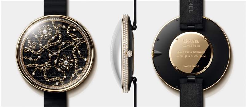 Chanel香奈儿推出Mademoiselle Privé Piqué-Aiguilles系列珠宝腕表：高级时装灵感