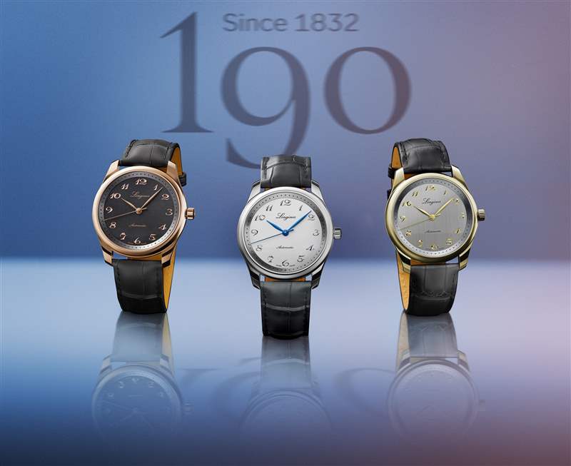 Longines推出Master Collection 190th Anniversary大三针腕表：190周年纪念