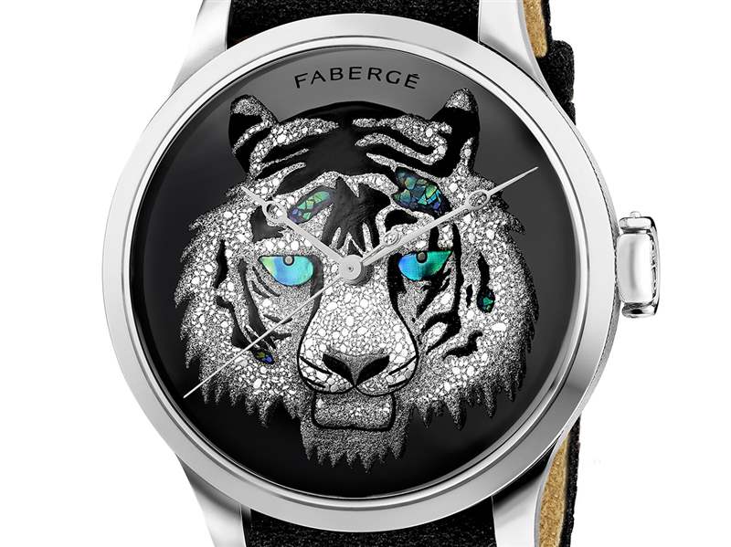 Fabergé推出Altruist Maki-e Limited Edition莳绘表盘腕表：狮子、老虎和雄鹰
