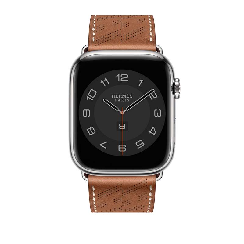 Hermès推出Apple Watch表带新作：马术链条元素，镂孔H图案