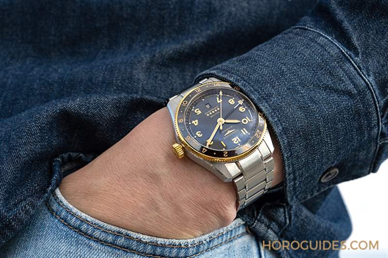 LONGINES - 为此地与彼时，都镀上Golden Hour：浪琴表Spirit Zulu Time，新增18K黄金细节