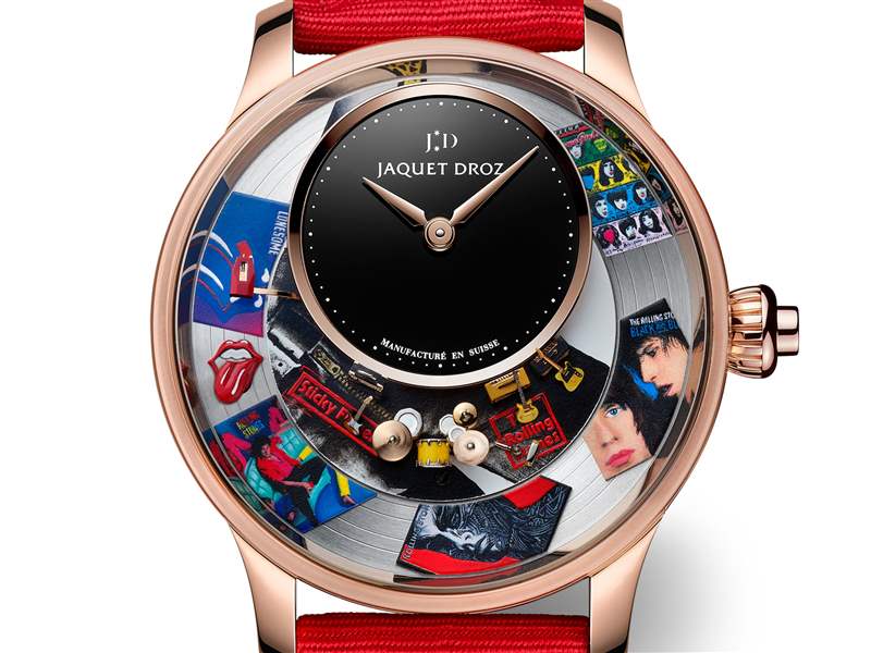 Jaquet Droz推出Rolling Stones Automaton订制款腕表：致敬滚石乐队