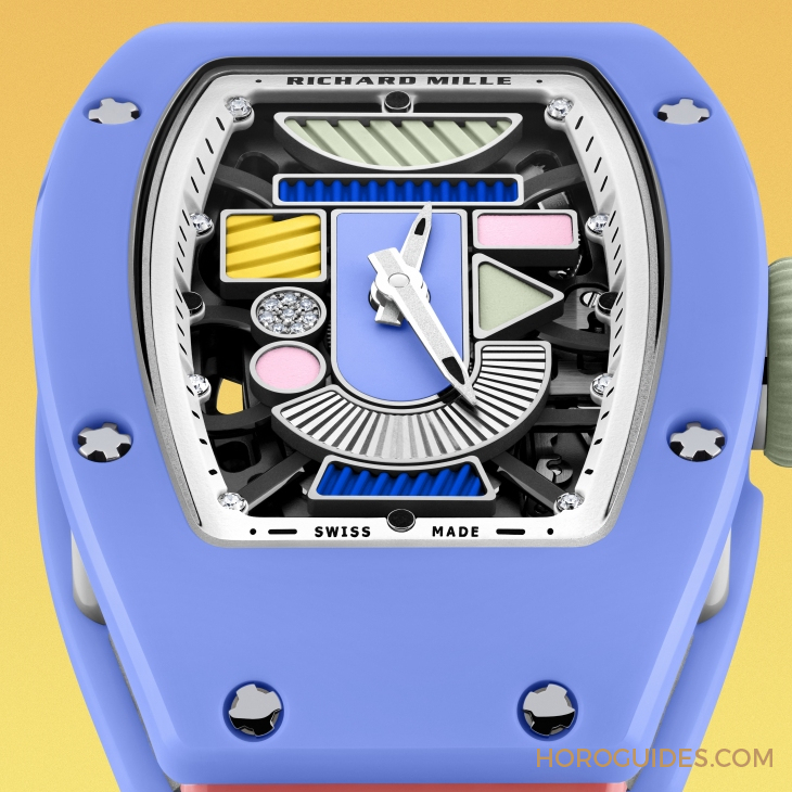 RICHARD MILLE - 融入曼菲斯風格粉嫩三色齐发｜RICHARD MILLE RM 07-01彩色陶瓷腕表